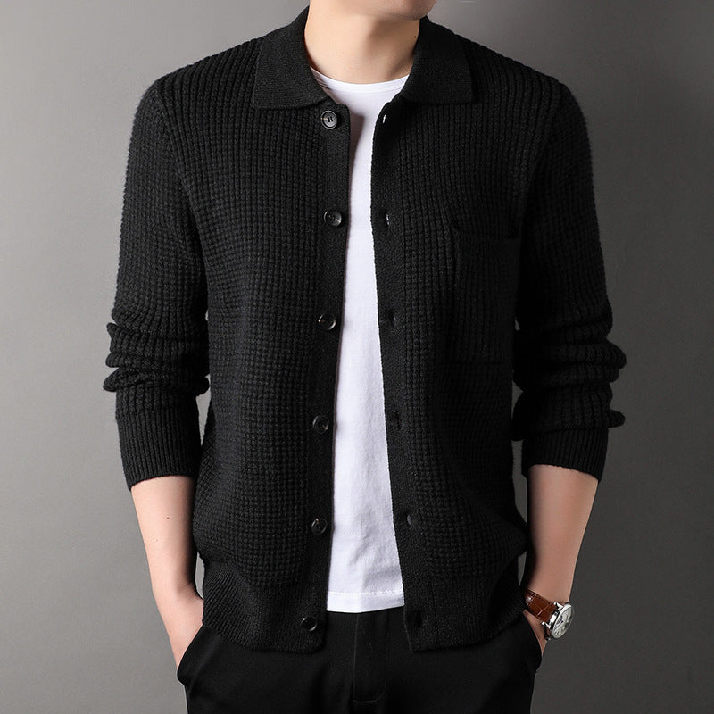 Men's Long-sleeved Cardigan Jacket