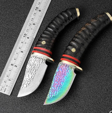 High quality hunting forged Damascus knife