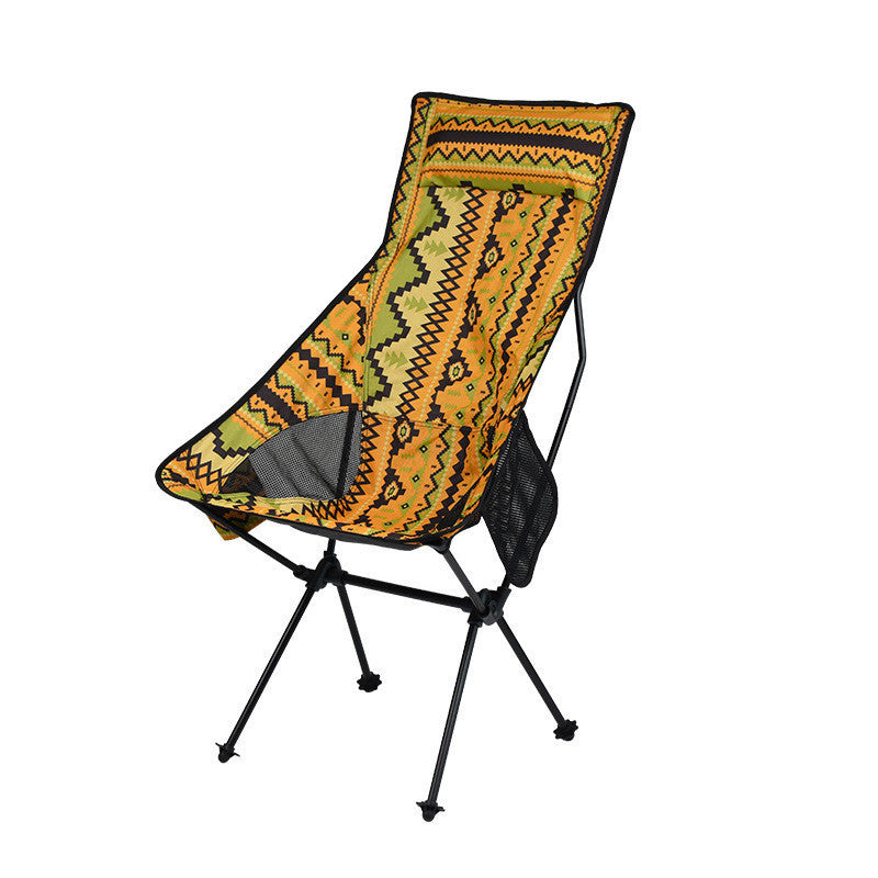 Camping Aluminum Alloy Large Moon Chair