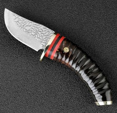 High quality hunting forged Damascus knife