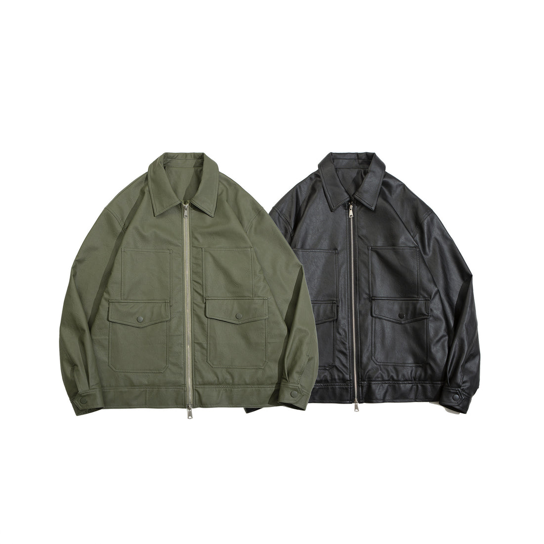 Retro PU Leather Jacket