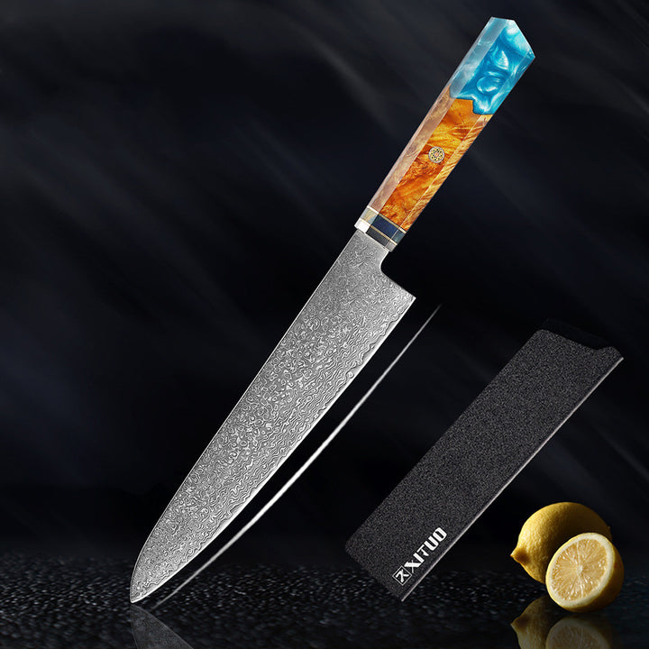 Damascus Steel Hunting Knife
