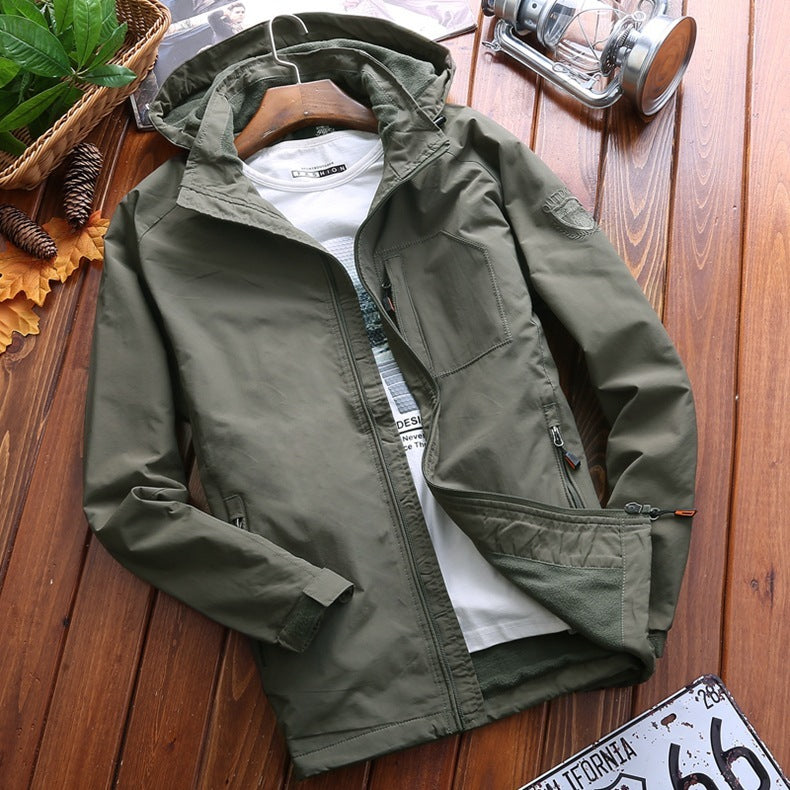 outdoor mountaineering velvet jacket