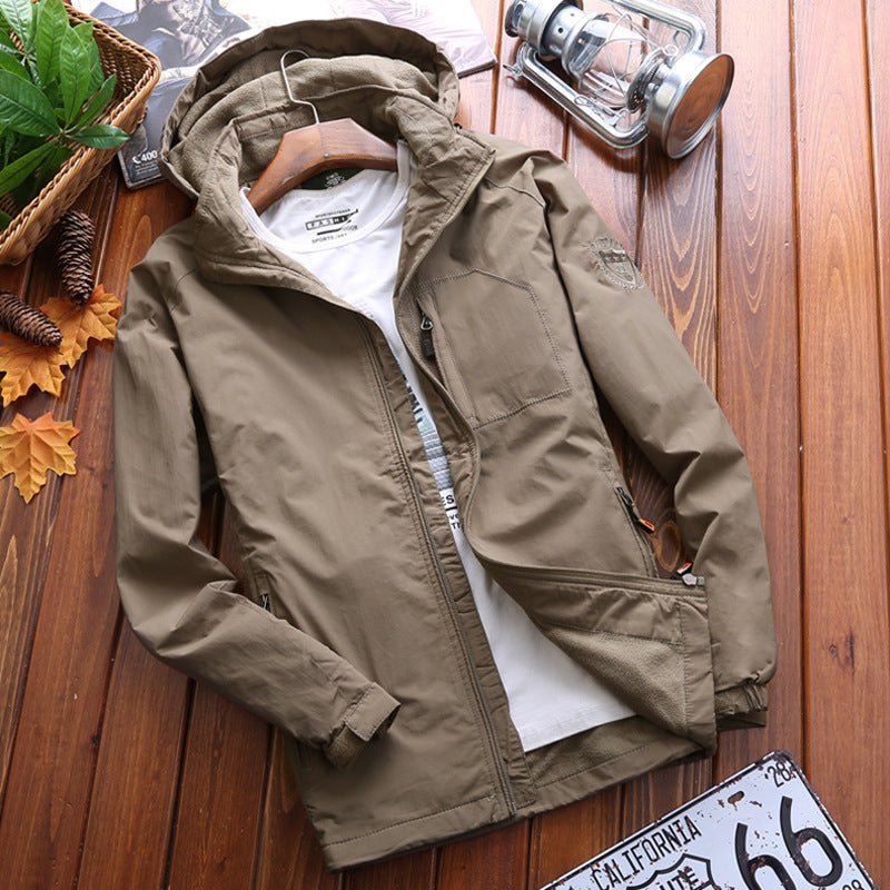 outdoor mountaineering velvet jacket