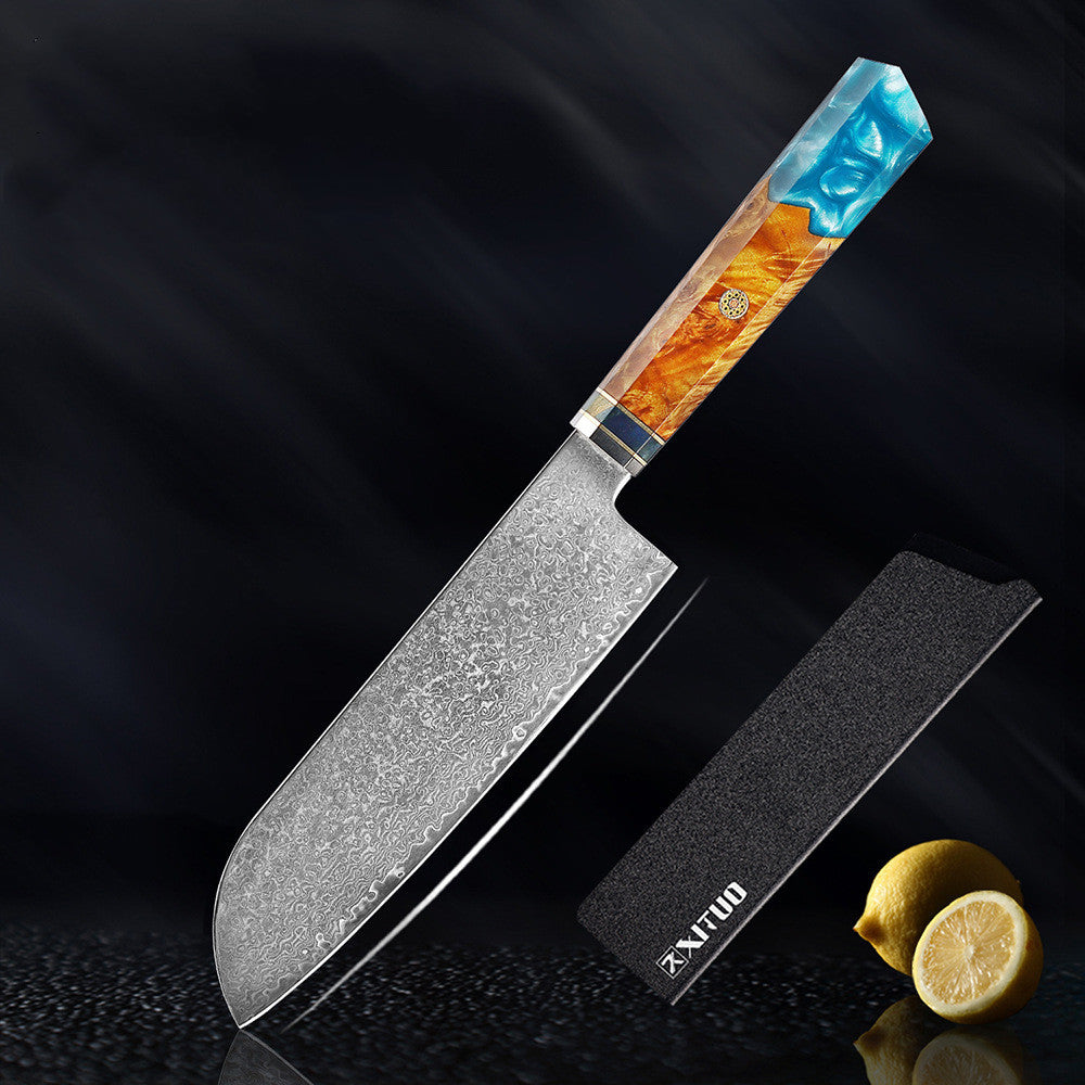 Damascus Steel Hunting Knife