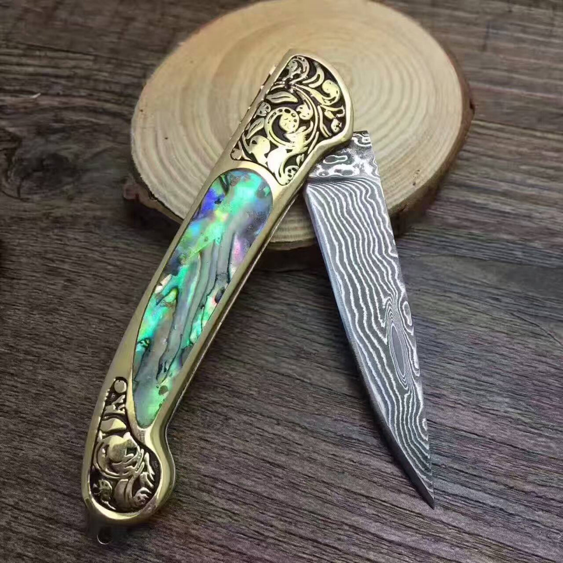 Camping Hunting Folding Hunting Combat Knife
