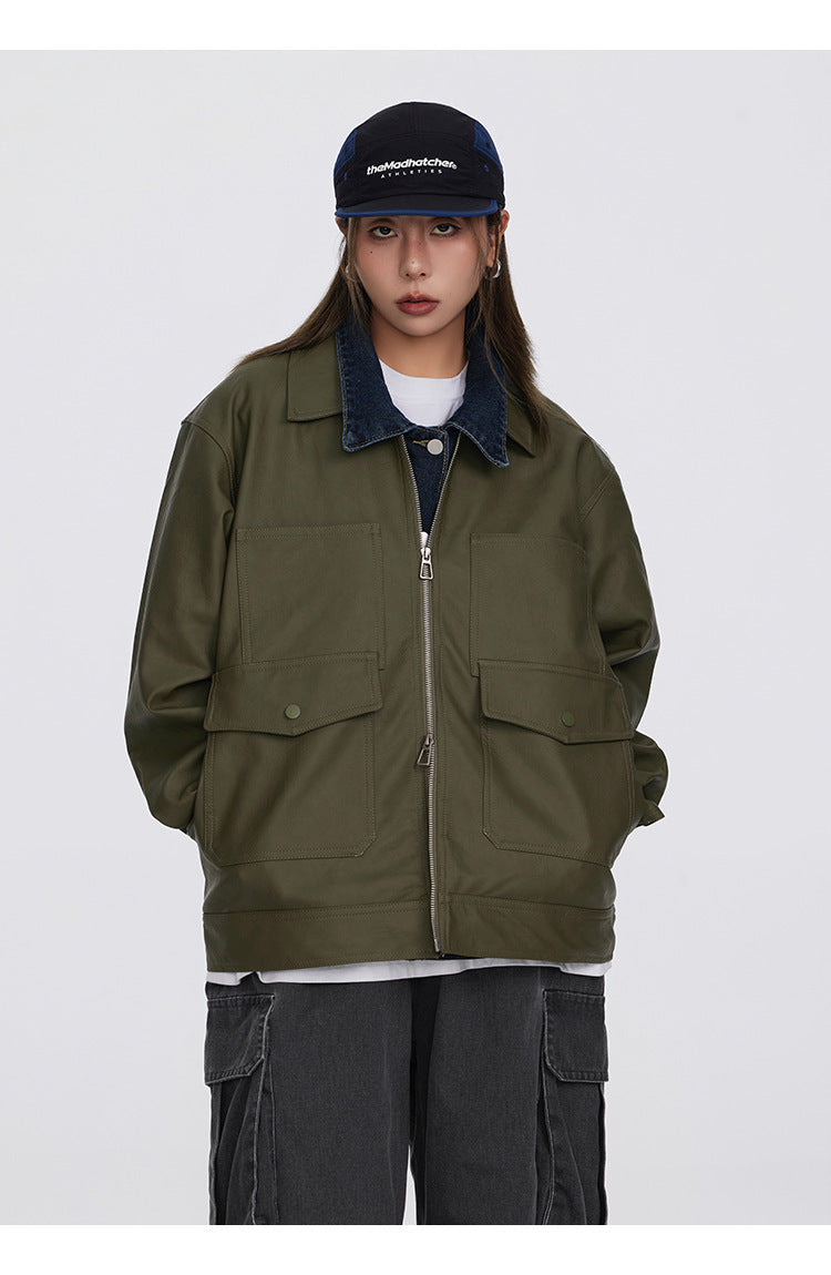 Retro PU Leather Jacket