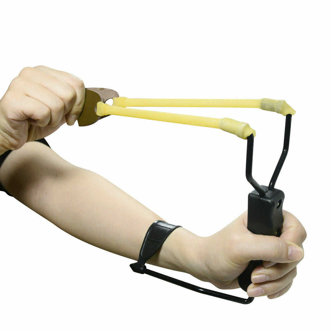 Compact Folding Slingshot For Hunting