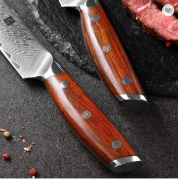 Damascus Steel Hunting Knife