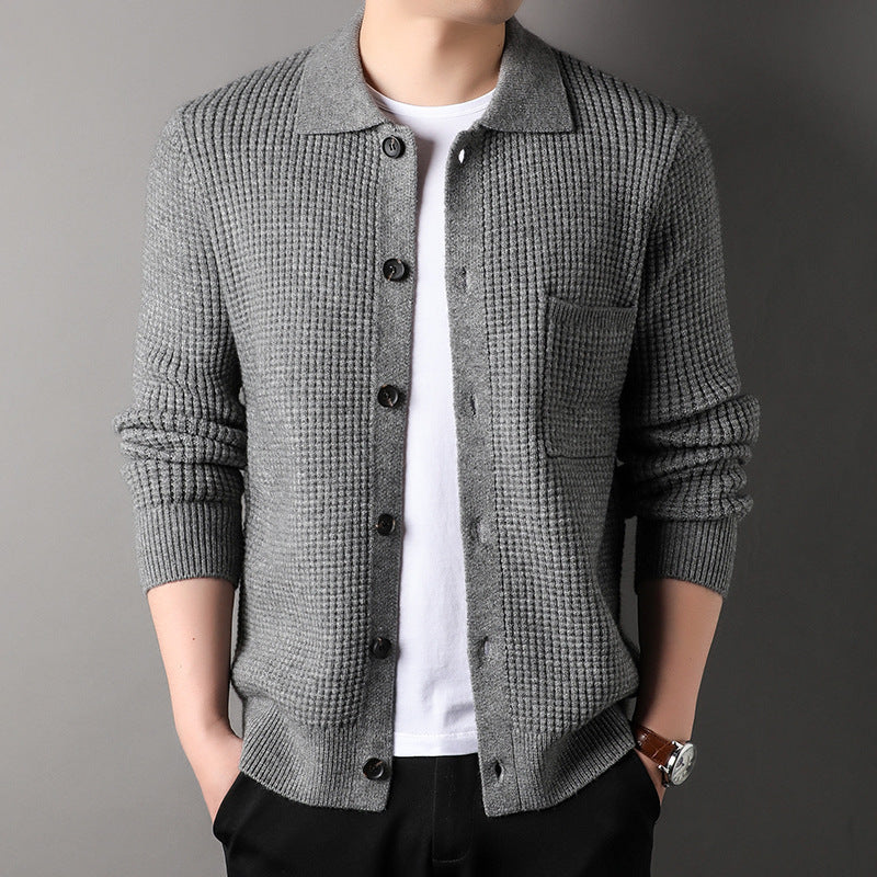 Men's Long-sleeved Cardigan Jacket