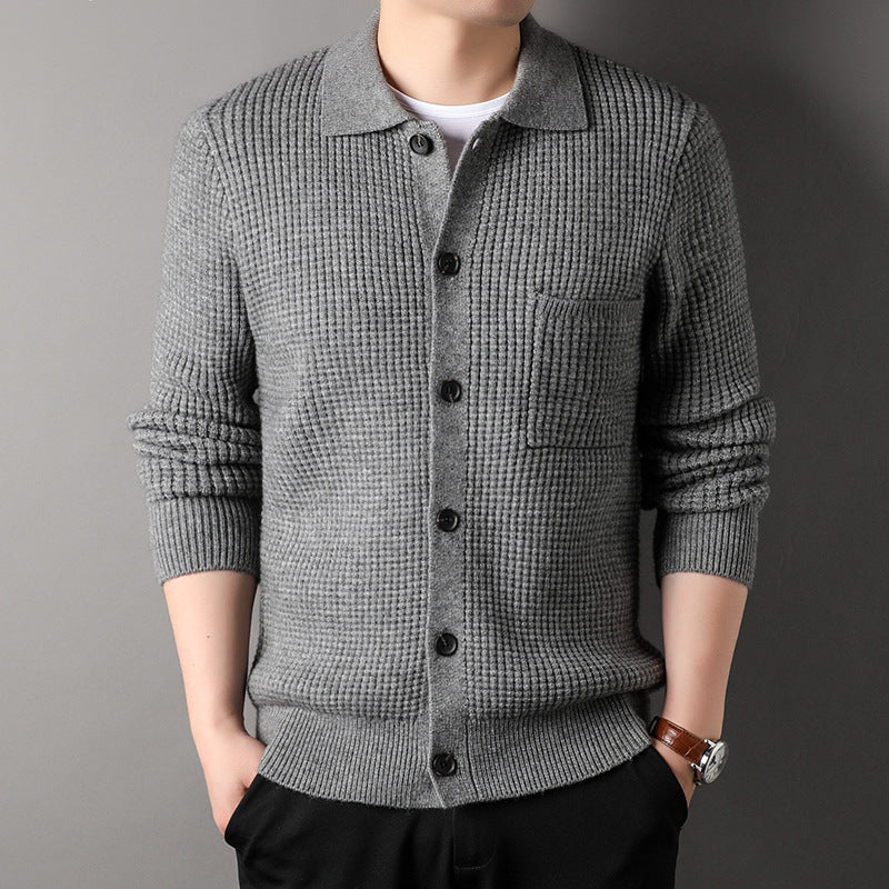 Men's Long-sleeved Cardigan Jacket