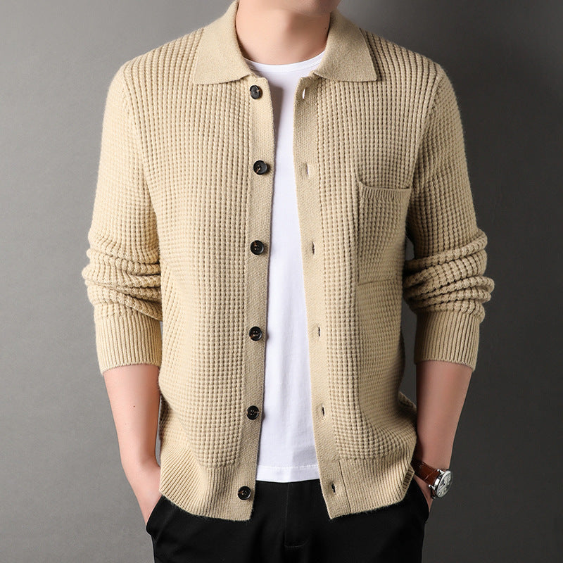 Men's Long-sleeved Cardigan Jacket